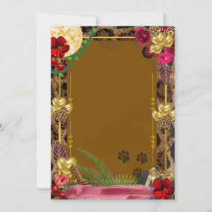 Let's Get Wild! Invitation