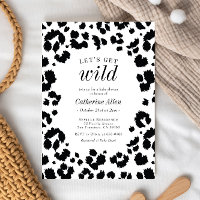 Let's Get Wild Leopard Print Baby Shower
