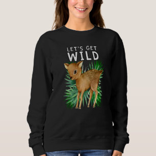 Let's Get Wild Zoo Animals Safari Party Day At The Sweatshirt