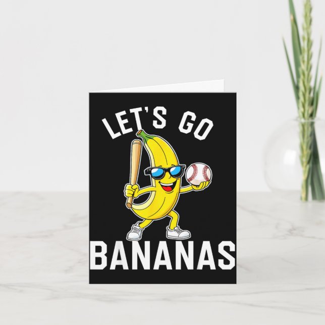 Let's go banana  card (Front)