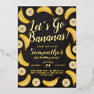 Let's Go Bananas Birthday
