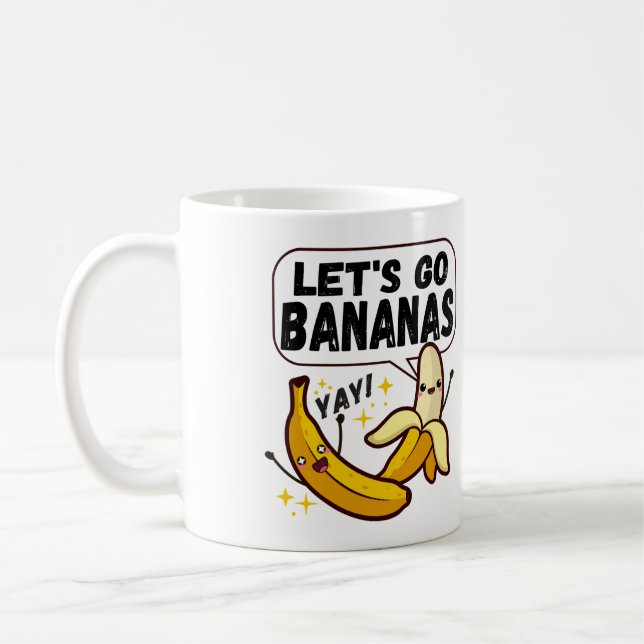 Let's go Bananas Coffee Mug (Left)