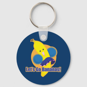 Let's Go Bananas! Key Ring