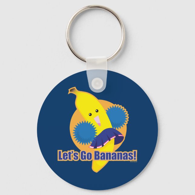 Let's Go Bananas! Key Ring (Front)