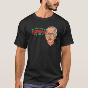 Let's Go Biden Funny Poopy Joe Poopmas Christmas P T-Shirt