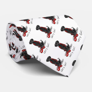 Let's Go! Black Labrador Retriever - Cute Dog Tie