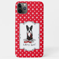 Let's Go! Boston Terrier Dog (black) Funny