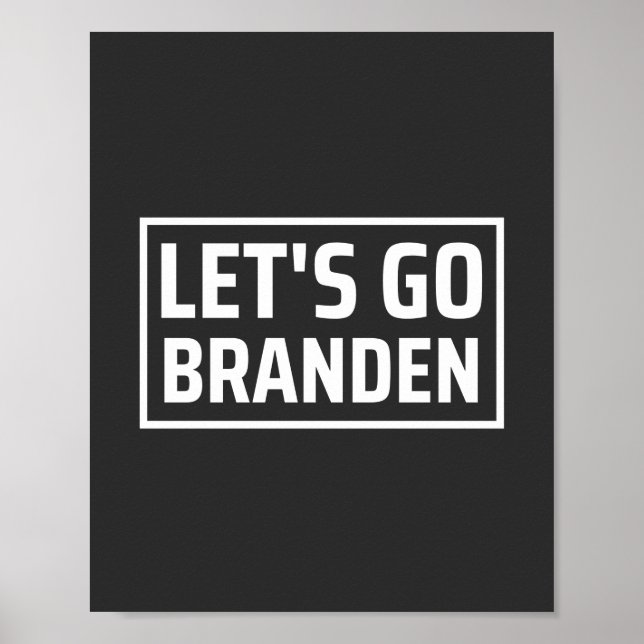 lets go brand poster (Front)