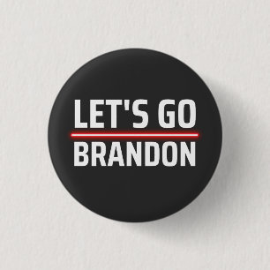 let's go brandon 3 cm round badge