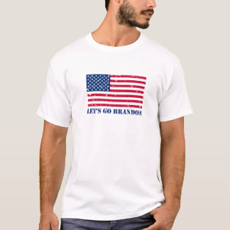 Let's Go Brandon - American Flag T-Shirt