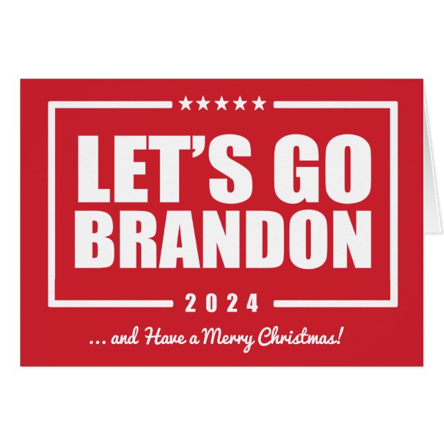 Let's Go Brandon and Have a Merry Christmas (Front Horizontal)