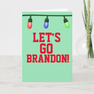 LET'S GO BRANDON! ANTI-BIDEN CHRISTMAS CARDS