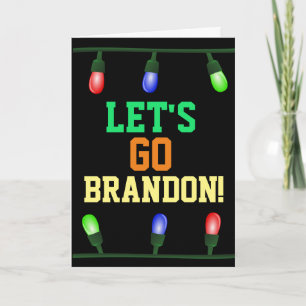 LET'S GO BRANDON! ANTI-BIDEN CHRISTMAS CARDS