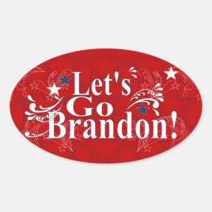 Let's Go Brandon Bandanna Stickers