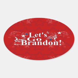 Let's Go Brandon Bandanna Stickers