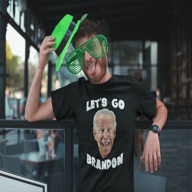 LET'S GO BRANDON BIDEN FUNNY FACE T-Shirt (Creator Uploaded)