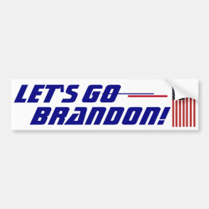 Let's go Brandon Bumper Sticker