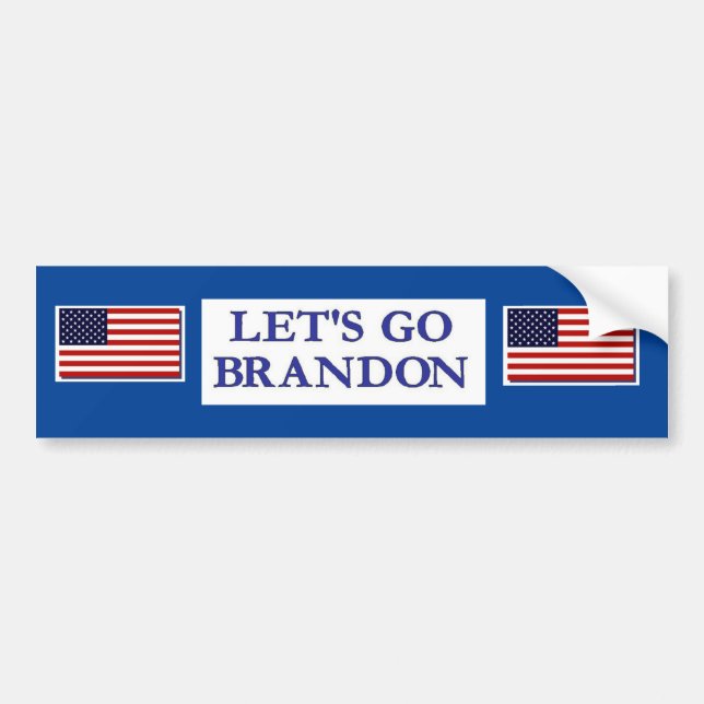 Let's Go Brandon Bumper Sticker (Front)