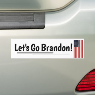 Let's go Brandon Bumper Sticker