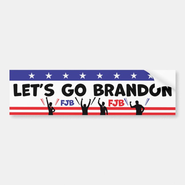 Let's Go Brandon Bumper Sticker (Front)