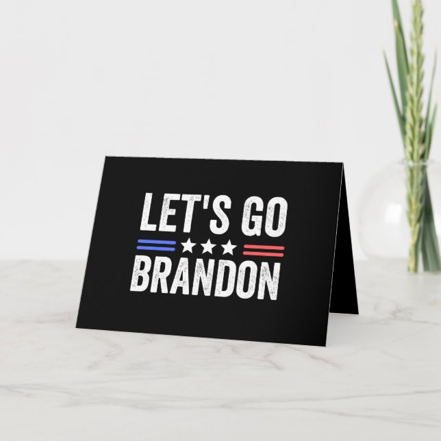 Let's Go Brandon Card (Front)