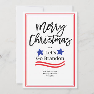 Let's Go Brandon Christmas Card
