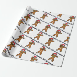 Let's Go Brandon Christmas Holiday Wrapping Paper