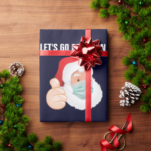 LET'S GO BRANDON CHRISTMAS SANTA Wrapping Paper