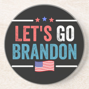 Let's Go Brandon Coaster