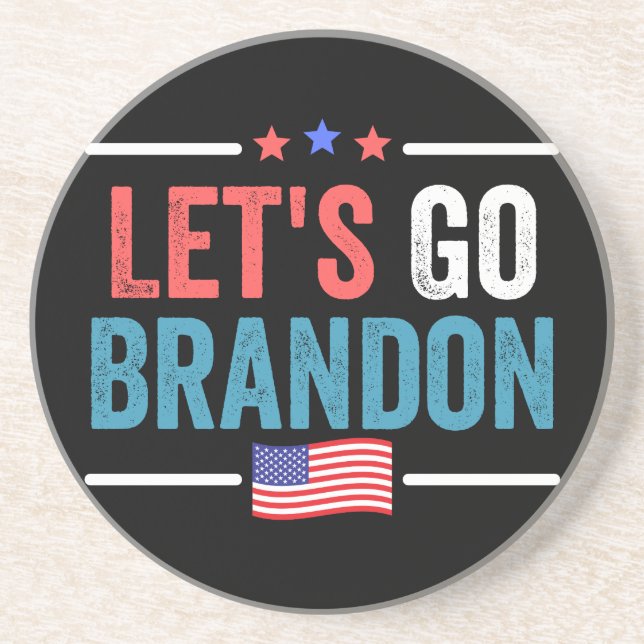 Let's Go Brandon Coaster (Front)