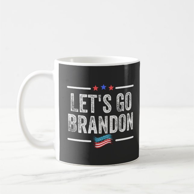 Let's Go Brandon Coffee Mug (Left)