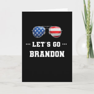 Let's Go Brandon Conservative US Flag JB Card