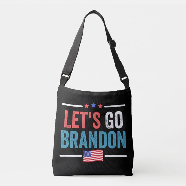 Let's Go Brandon Crossbody Bag (Front)