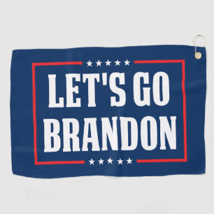 Let's Go Brandon fjb funny anti joe Biden Golf  Towel