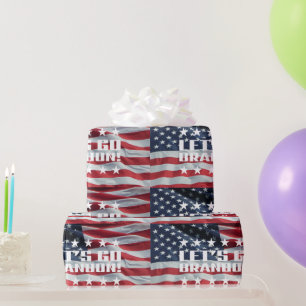 LET'S GO BRANDON! [Font 3] Gift Wrapping Paper