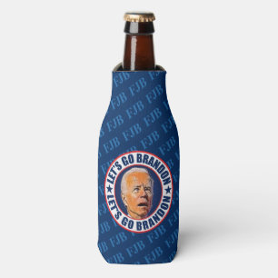 Let's Go Brandon funny anti Biden 2024 election Bottle Cooler