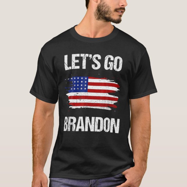 Let's Go Brandon Funny Chant T-Shirt (Front)