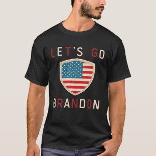 Let's Go Brandon Funny Meme Vintage Colours T-Shirt
