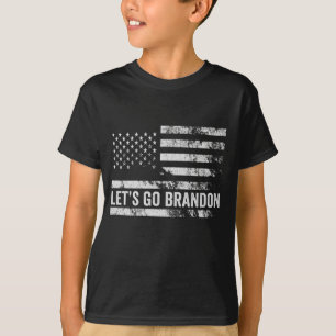 Let's go Brandon Funny Patriotic American Flag T-Shirt