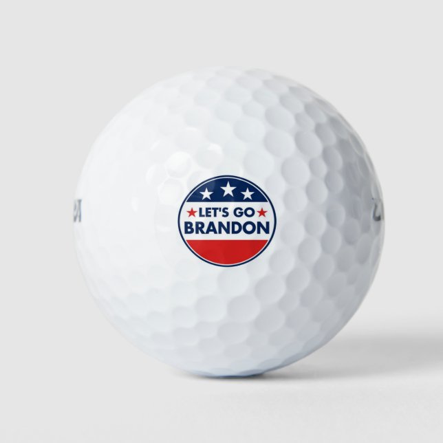 Let's Go Brandon Golf Balls (Front)