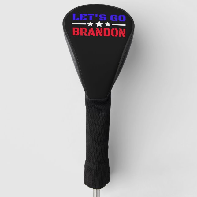 Let's Go Brandon     Golf Head Cover (Front)