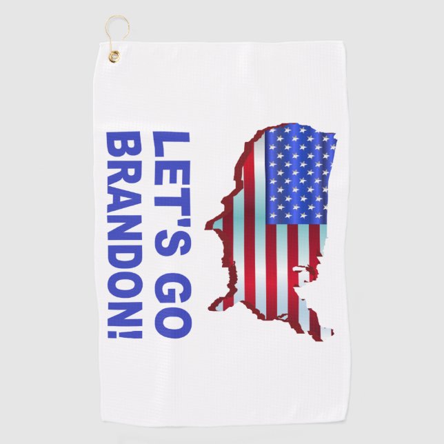 LET'S GO BRANDON GOLF TOWEL (Front)