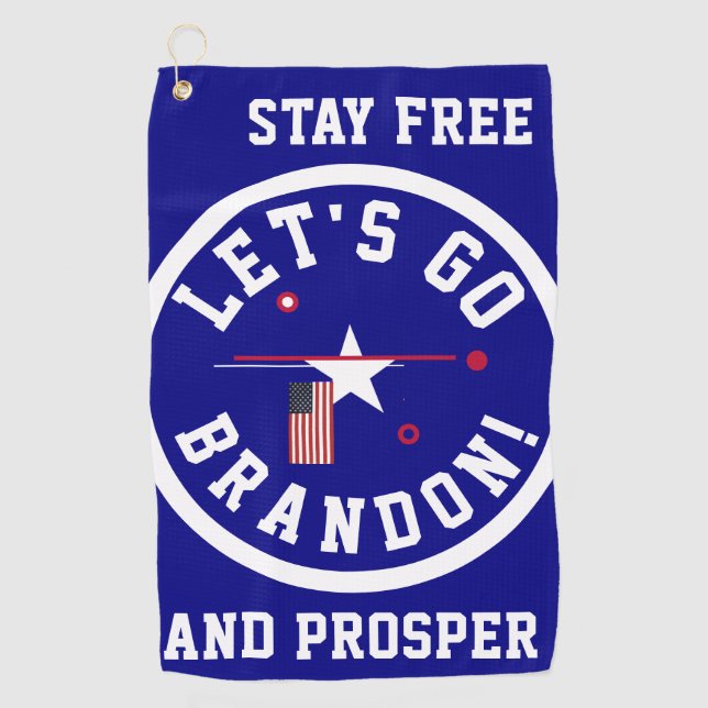 Lets go Brandon Golf Towel (Front)