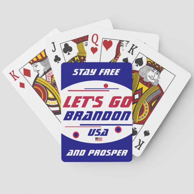 Let's Go Brandon Got Representation? Playing Cards (Back)
