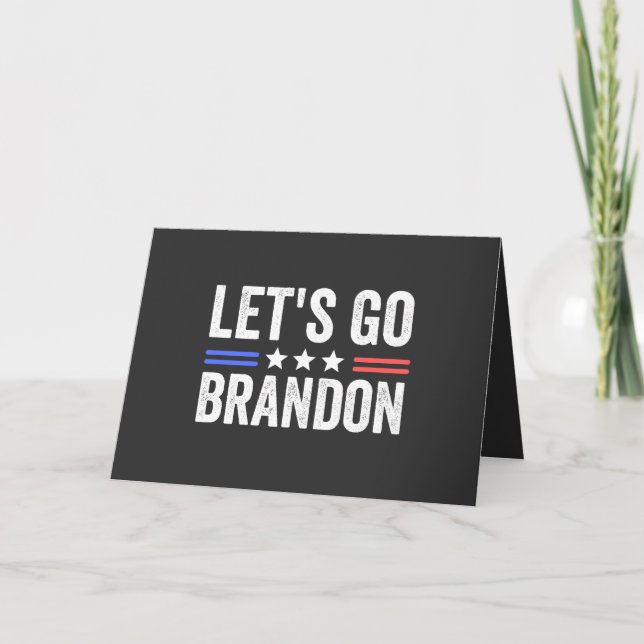 Let's Go Brandon Holiday Card (Front)