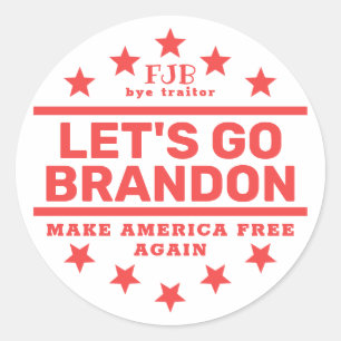 Let's Go Brandon II Classic Round Sticker