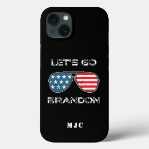 Let's Go Brandon Joe Biden Nascar Monogram iPhone 13 Case