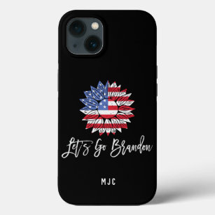 Let's Go Brandon Joe Biden Sunflower For Her iPhone 13 Case