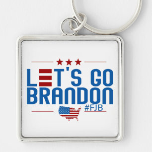 Let's Go Brandon Key Ring