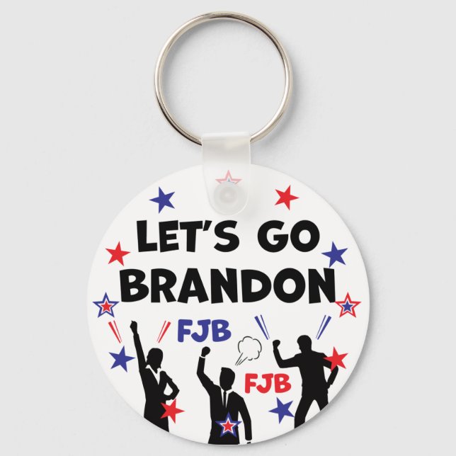 LET'S GO BRANDON KEY RING (Front)